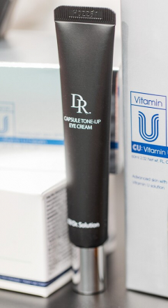 Крем для век обновляющий капсульный CU Skin Dr. Solution Capsule Tone-Up Eye Cream
