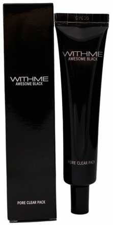 Маска - плёнка для лица WithMe Awesome Black Pore Clear Pack