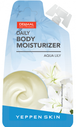 Лосьон для тела Dermal Yeppen Skin daily body moisturizer AQUA LILY, 15 г