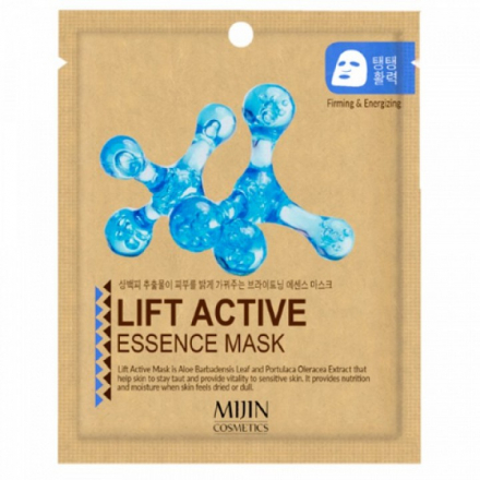 Маска тканевая Лифтинг уход Mijin Lift Active Essence Mask