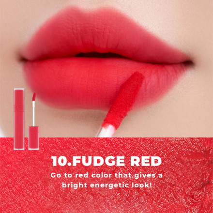 Тинт для губ матовый Rom&amp;nd Blur Fudge Tint 10 Fudge Red