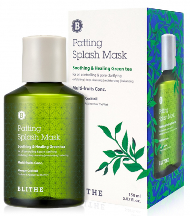 Сплэш - маска для лица восстанавливающая Blithe Soothing&amp;Healing Green Tea