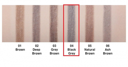 (А) Карандаш для бровей THE SAEM Saemmul Artlook Eyebrow 04 Black Gray