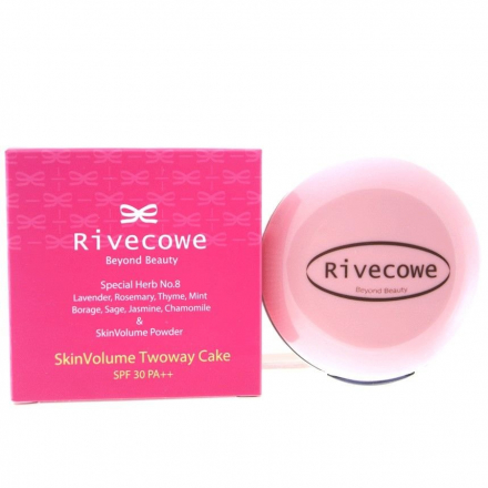 Пудра для лица RIVECOWE SkinVolume Twoway Cake SPF 30 РА++
