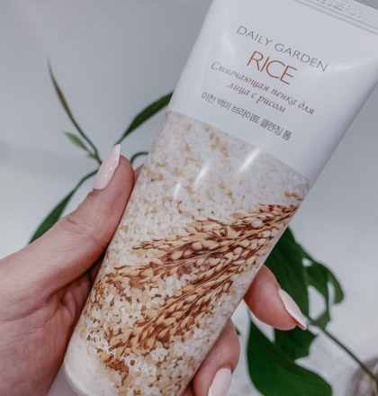  Пенка для лица с рисом Holika Holika  Daily Garden Icheon Rice Bright Cleansing Foam