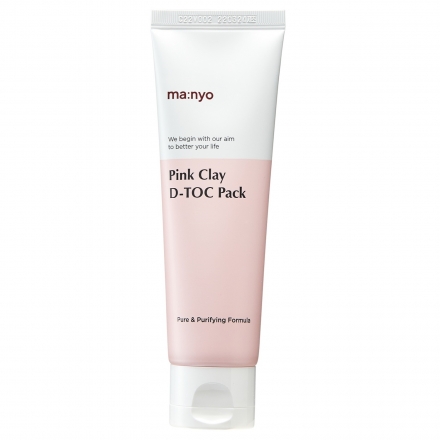 Маска для лица с розовой глиной и каламиновой пудрой Manyo Pink Clay D-Toc Pack