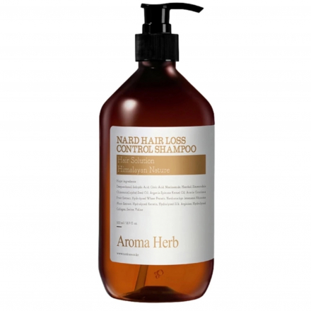 Шампунь против выпадения волос Nard Hair Loss Control Shampoo Aroma Herb