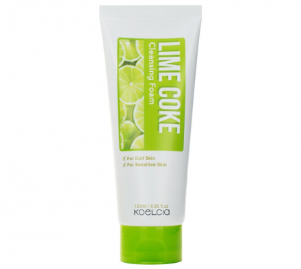 Пенка очищающая для лица с экстрактом лайма Koelcia Lime Coke Cleansing Foam, 120 мл