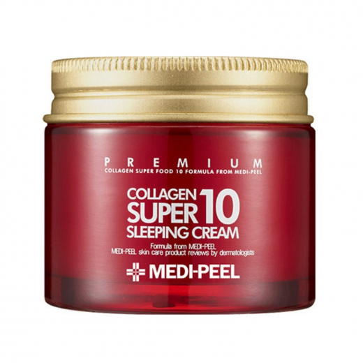 Крем для лица ночной омолаживающий с коллагеном Medi-Peel Collagen Super10 Sleeping Cream — 