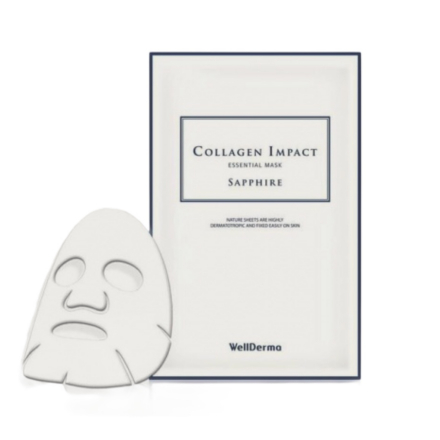 Маска тканевая для лица с морским коллагеном WellDerma Collagen Impact Essential Mask