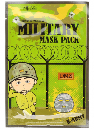 Маска для лица мужская Mijin Mj Care Military mask