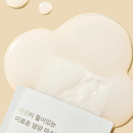 Тканевая маска питательная на основе соевых бобов Round Lab Soybean Nourishing Mask