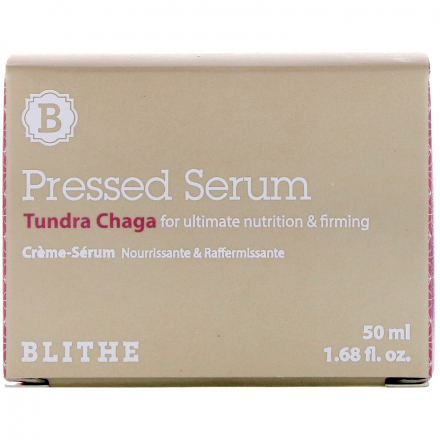 Сыворотка-крем для лица спрессованная антивозрастная Гриб Чага Blithe Pressed Serum Tundra Chaga