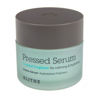 Сыворотка-крем для лица спрессованная увлажняющая Хрустальный лед Blithe Pressed Serum Crystal Iceplant миниатюра