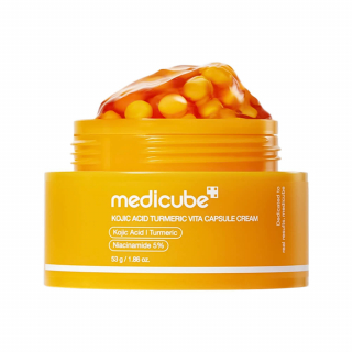 Крем для лица капсульный для сияния кожи Medicube Kojic Acid Turmeric Vita Capsule Cream