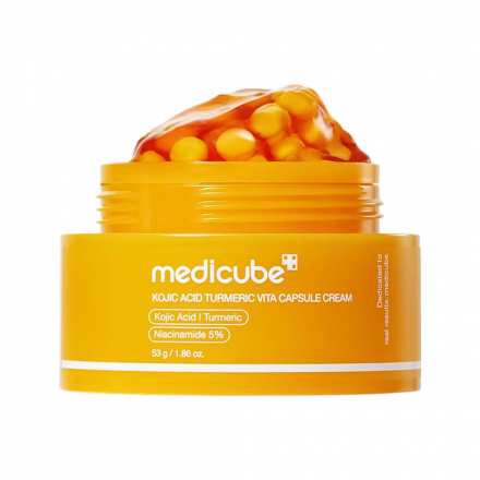 Крем для лица капсульный для сияния кожи Medicube Kojic Acid Turmeric Vita Capsule Cream