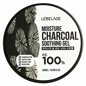 Гель многофункциональный с углем Lebelage Moisture Charcoal Purity 100% Soothing Gel
