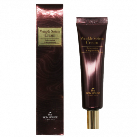 Крем для лица антивозрастной питательный с коллагеном The Skin House Wrinkle System Cream