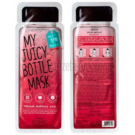 Маска тканевая для лица укрепляющая антивозрастная с коллагеном SCINIC My Juicy Bottle Mask FIRMING AMPOULE JUICE, 20мл
