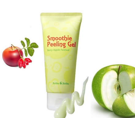  Пилинг-гель с AHA-кислотами Holika Holika Smoothie Peeling Gel Berry Apple Festival 