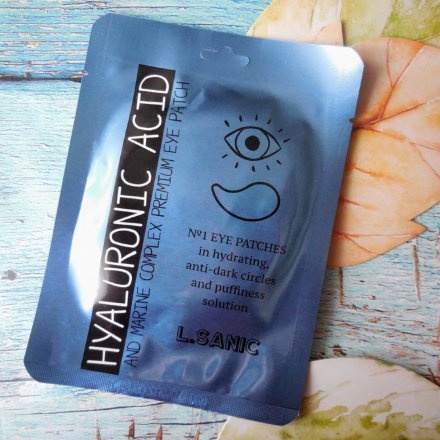 Патчи для глаз гидрогелевые с гиалуроновой кислотой и экстрактом водорослей L. Sanic Hyaluronic Acid and Marine Eye Patch