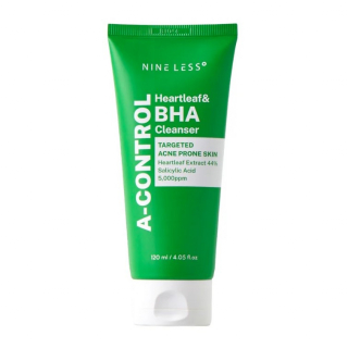 Пенка очищающая для проблемной кожи Nine Less A-Control Heartleaf &amp; BHA Cleanser