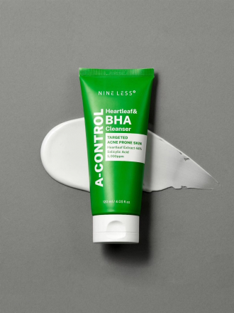 Пенка очищающая для проблемной кожи Nine Less A-Control Heartleaf &amp; BHA Cleanser