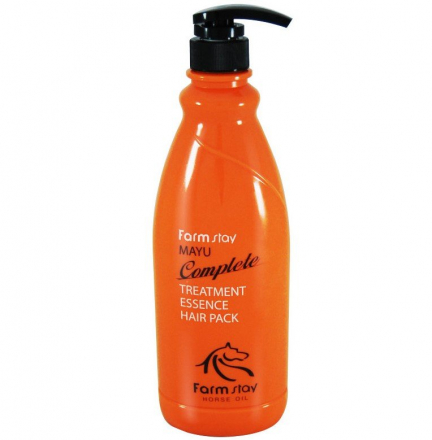 Маска для волос с лошадиным маслом FarmStay Mayu Complete Treatment Essence Hair Pack