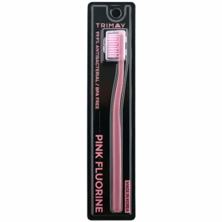 Зубная щетка антибактериальная Trimay Pink Fluorine Toothbrush