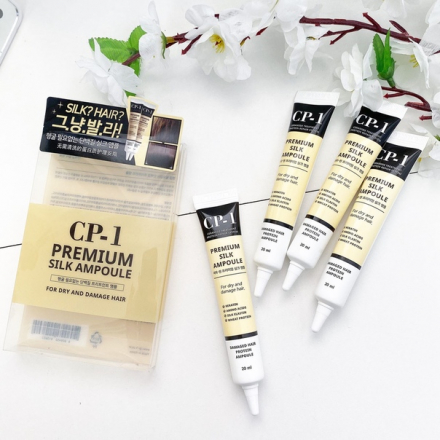 Набор сывороток для волос с протеинами шелка CP-1 Premium Silk Ampoule