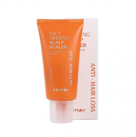 Скраб солевой для кожи головы против выпадения волос с женьшенем Trimay Salt Ginseng Anti-Hair Loss Scalp Scaler