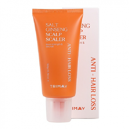 Скраб солевой для кожи головы против выпадения волос с женьшенем Trimay Salt Ginseng Anti-Hair Loss Scalp Scaler