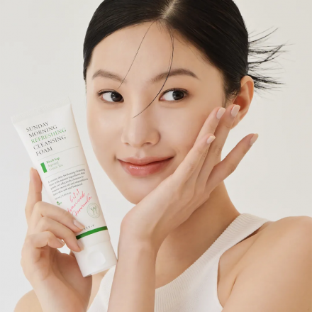 Пенка для умывания увлажняющая Axis-Y Sunday Morning Refreshing Cleansing Foam