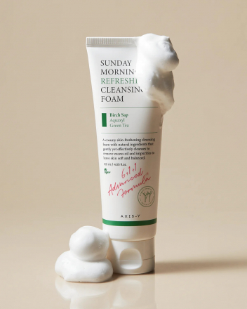 Пенка для умывания увлажняющая Axis-Y Sunday Morning Refreshing Cleansing Foam