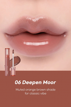 Блеск для губ Rom&amp;nd Glasting Color Gloss 06 Deepen Moor