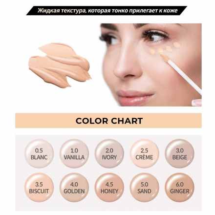 Консилер устойчивый Yu-r Longwear Mineral Concealer №2.0 Ivory