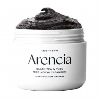 Средство для умывания с юдзу и чёрным чаем Arencia Black Tea &amp; Yuzu Rice Mochi Cleanser