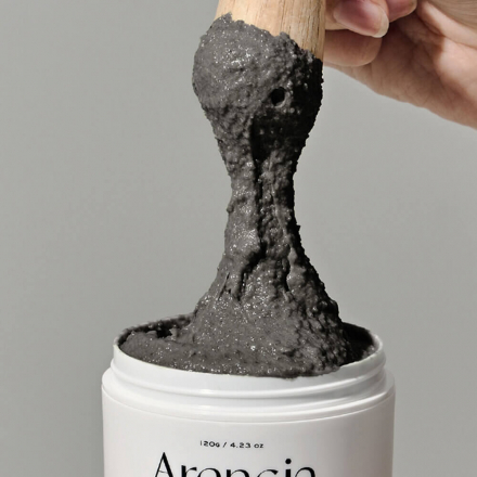 Средство для умывания с юдзу и чёрным чаем Arencia Black Tea &amp; Yuzu Rice Mochi Cleanser