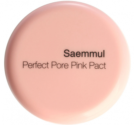 Пудра розовая с каламином для проблемной кожи The Saem Saemmul Perfect Pore Pink Pact