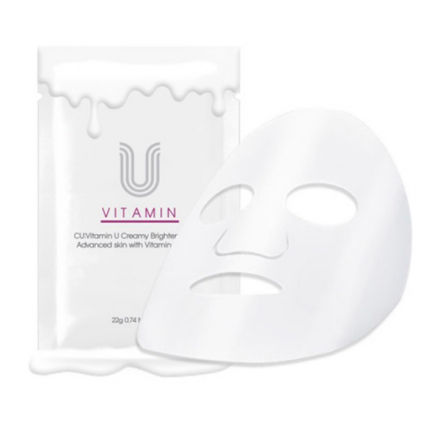 Маска для лица тканевая CU Skin CU Vitamin U Creamy Brightening Mask