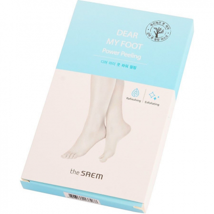  Носочки пилинговые для ног The Saem Dear My Foot Power Peeling