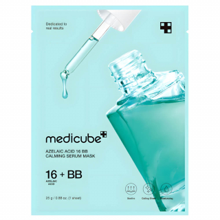 Тканевая маска успокаивающая с азелаиновой кислотой Medicube Azelaic Acid 16 Calming Serum Mask