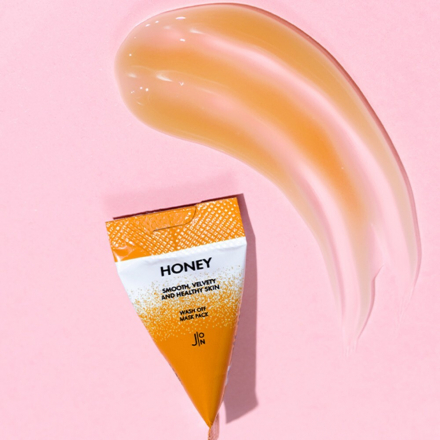 Маска для лица медовая J:on Honey Smooth Velvety and Healthy Skin Wash Off Mask Pack