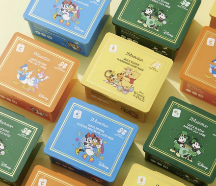Набор тканевых масок с медом JMsolution Disney Quick Routine Nourishing Honey Mask
