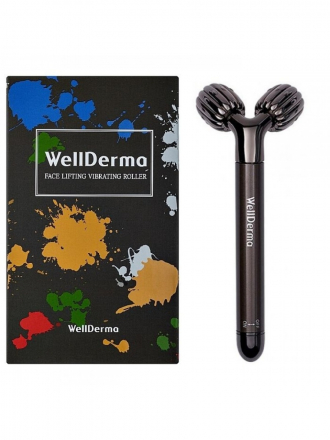Массажёр для лица вибрационный роликовый WellDerma  Face Lifting Vibration Roller