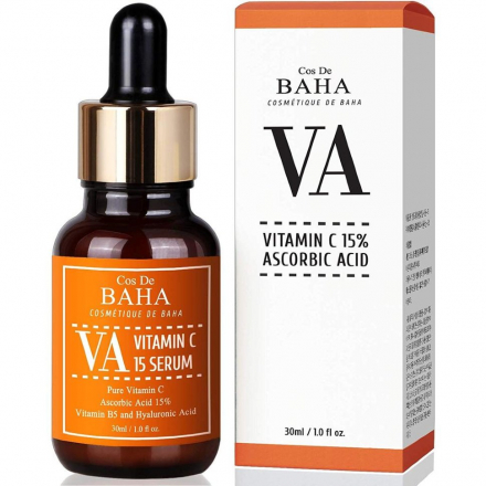 Сыворотка для лица осветляющая с 15% витамином С Cos De BAHA Vitamin C 15 Serum (VA)