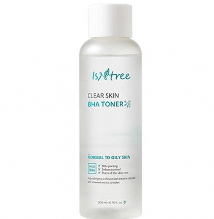 Тонер c BHA-кислотами IsNtree Clear Skin Toner
