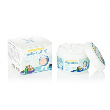 Маска для лица ночная увлажнение Elizavecca Water Coating Aqua Brightening Mask