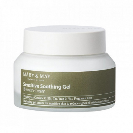 Крем-гель для лица успокаивающий Mary&amp;May Sensitive Soothing Gel Blemish Cream