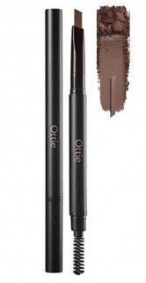  Карандаш для бровей стойкий Ottie Natural Drawing Auto Eye Brow Pencil 04 Warm Brown